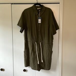 NWT Universal Thread short sleeve / shorts romper 1X